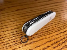 New Victorinox Swiss Army 91mm Knife  SUPER TINKER WHITE  1.4703.7