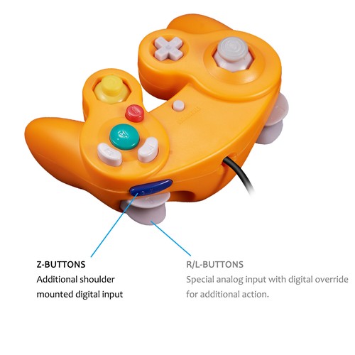 Wired/2.4G Wireless NGC Controller Gamepad Joystick for Nintendo Gamecube GC - Picture 18 of 74