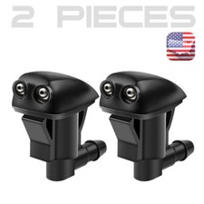 2X Universal Windshield Wiper Spray Nozzle Jet Washer Water Sprayer Sprinkler US