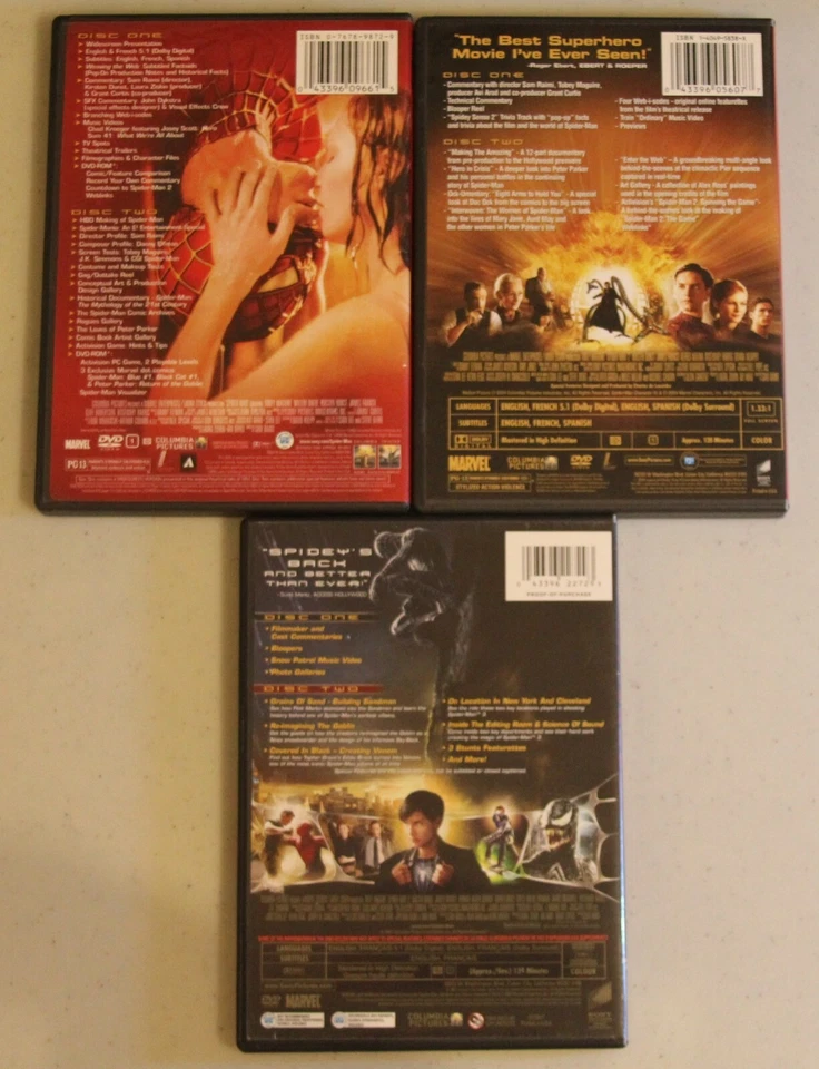 Spider-man Trilogy (Tobey Maguire) - 6 DVDs Special editions - Image 2 of 2
