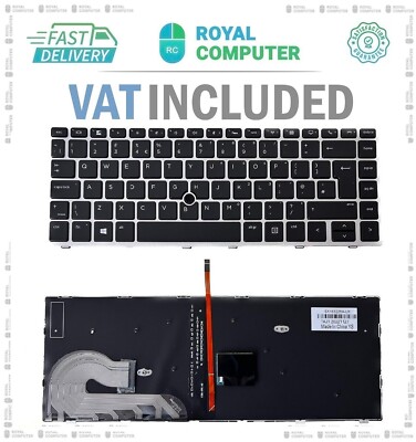 HP Elitebook 840 G5/G6 745 G5/G6 Tastatur mit Hintergrundbeleuchtung Ersatz UK Layout