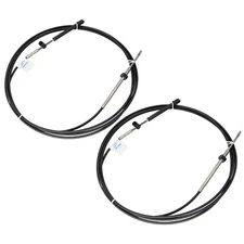 2PCS 15FT Outboard Throttle Cable Gen I Control Shift Cables For Mercury Mariner