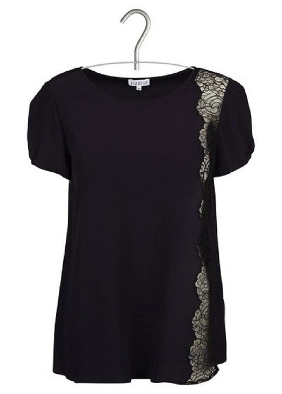 Blouse Claudie Pierlot à Fleurs - Taille 36/S - Manches 3/4 - État Comme Neuve