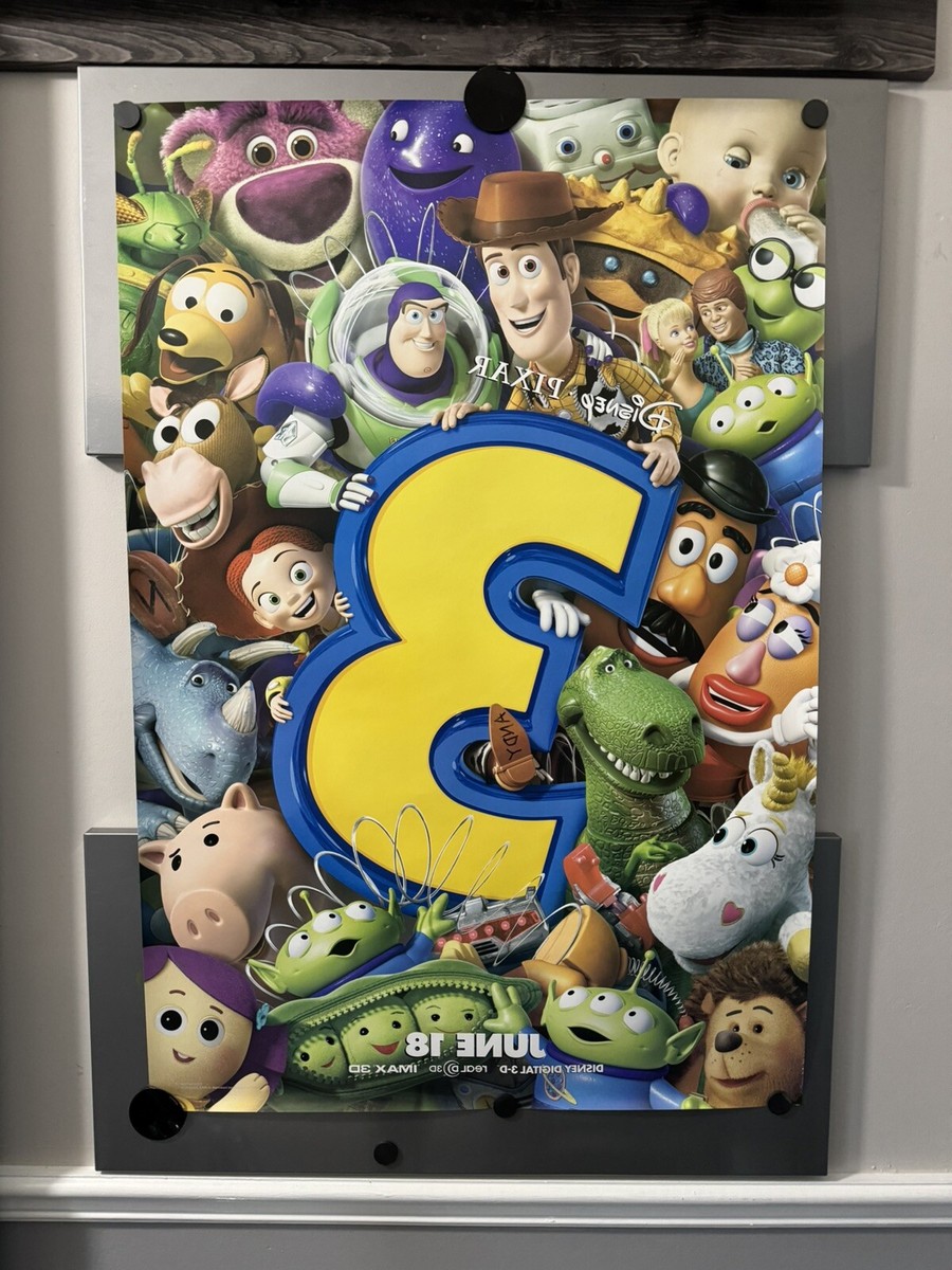 TOY STORY 3 Guaranteed Original One Sheet Movie Poster - 2010