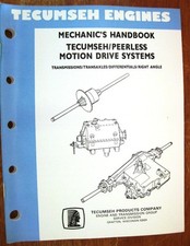 Factory Shop Manual - Tecumseh/Peerless Motion Drive Systems - NICE!