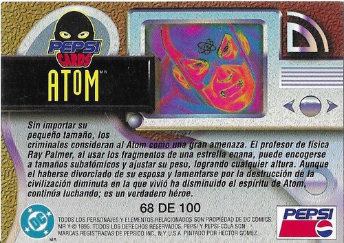 U-Pick - DC Messico Pepsi carta da visita carta inserita - Foto 7 di 19