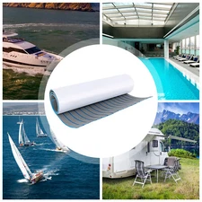 EVA Foam Yacht Teak Decking Sheet Marine Boat Flooring Carpet Floor Pad Mat Grey