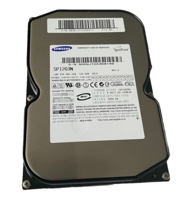 Samsung Desktop-Festplattenlaufwerk 120 GB, intern, 7200 1/min, 8,89 cm (3,5'') (SP1203N)