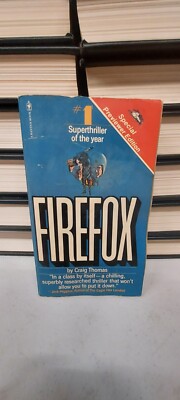 Firefox by Craig Thomas 1978 Bantam Paperback Rare Special Previewer Edition