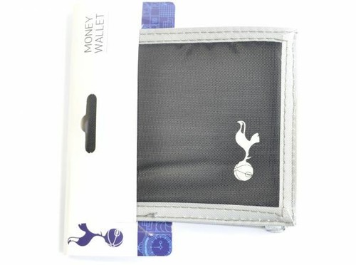Tottenham Hotspur F.C. Cartera de lona negra con varios bolsillos con escudo de equipo - Imagen 3 de 3