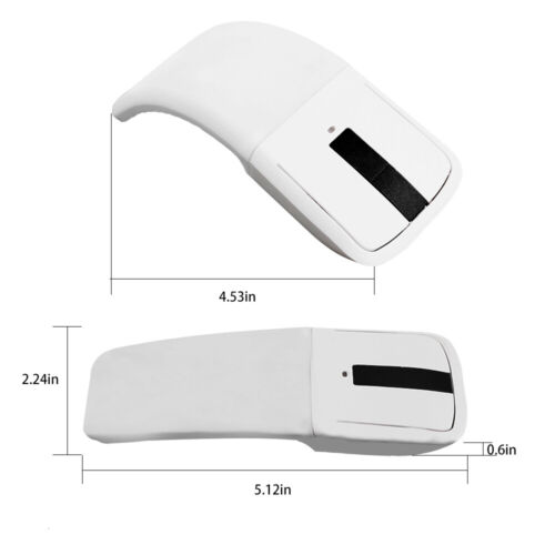 Foldable Bluetooth Wireless Mouse Slim Arc For Microsoft Surface PC Laptop Mac - Picture 3 of 15