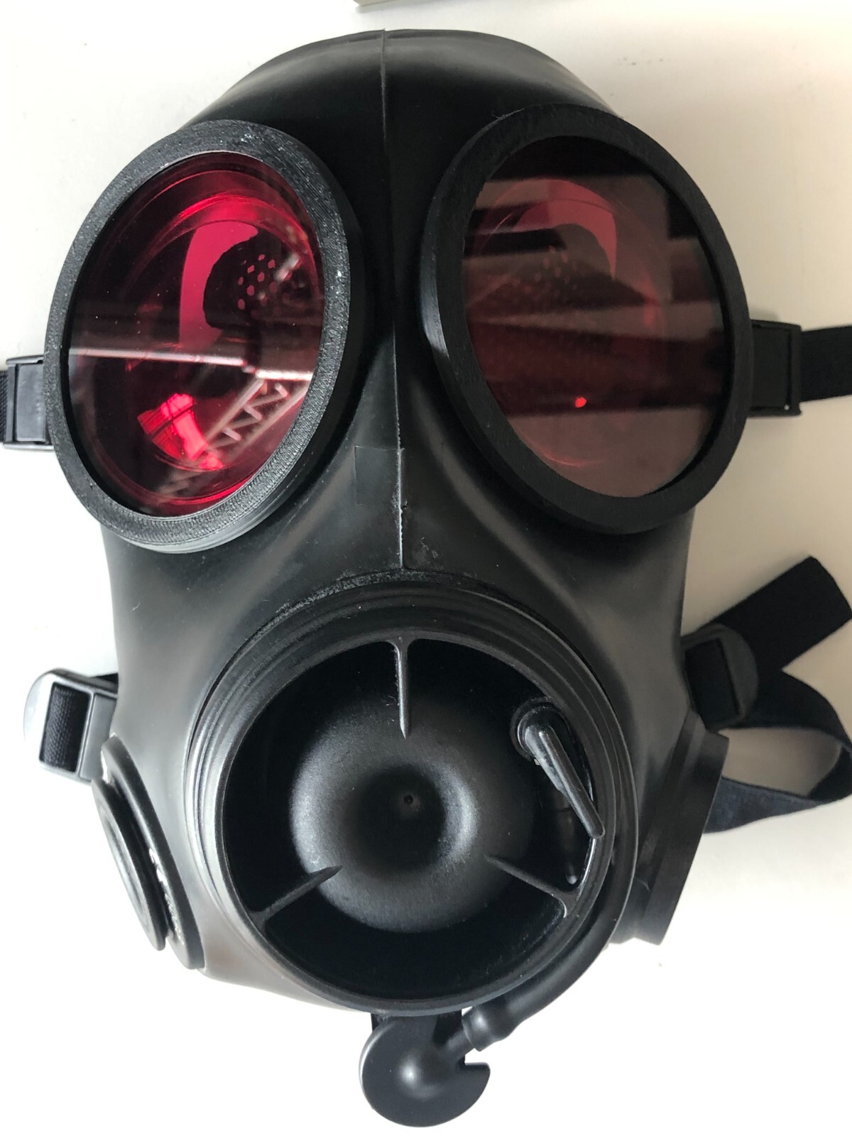 Outsert Red Polycarbonate lenses for SAS FM12 Gas Mask,Cosplay,Airsoft