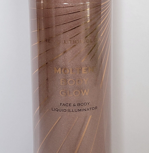 Makeup Revolution Beauty Molten Body Glow Illuminator 3.38 fl oz Rose Gold New - Picture 2 of 11