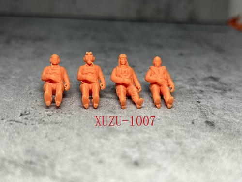 4pcs1/72 1/48 scale WW2 War Pilots Person Resin Militarily Model battlefild New - Picture 1 of 2