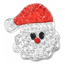 Snap Jewelry Christmas Santa Claus Enamel 18-20mm Fits Ginger Charms Accessories
