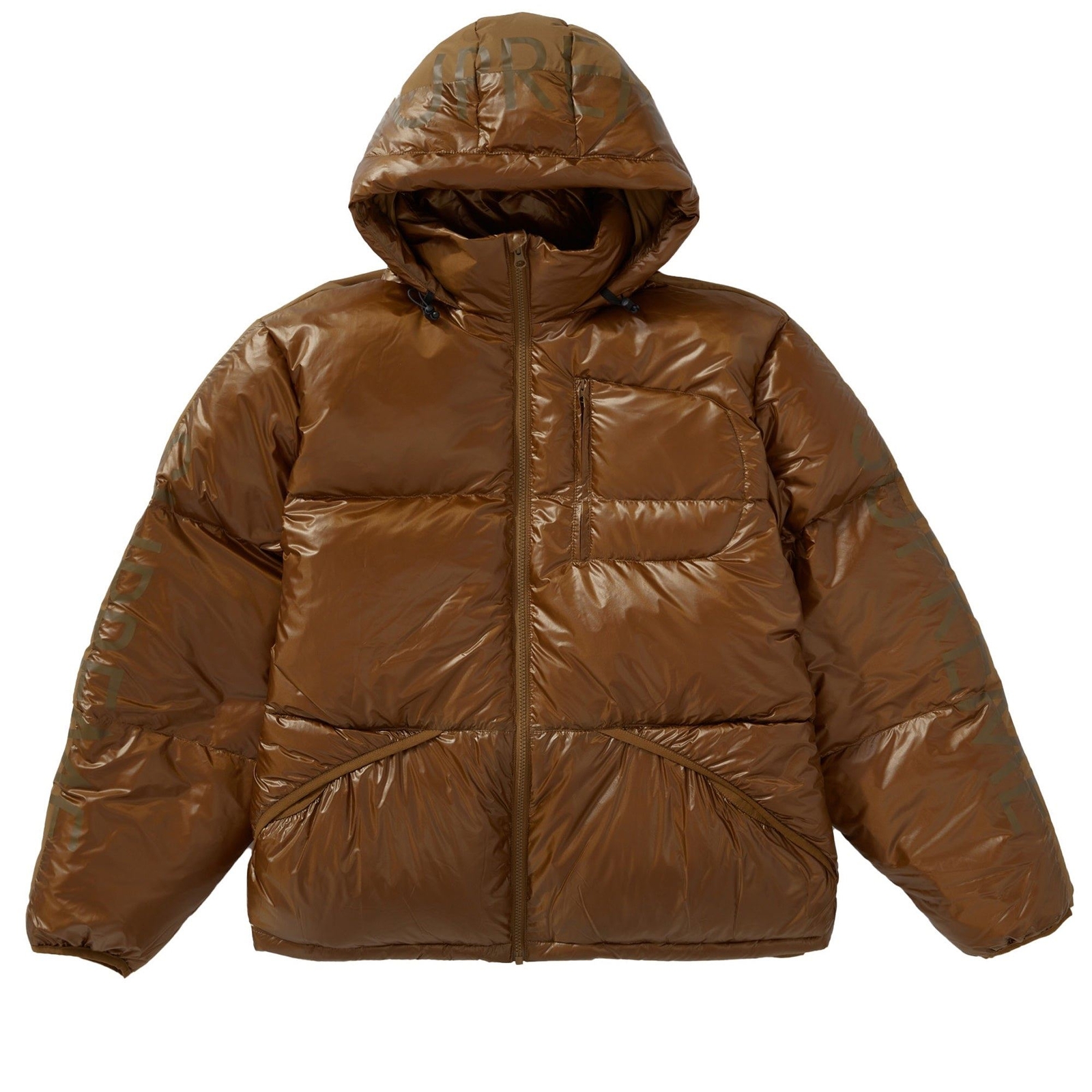 FW21J24-BROWN Мужская пуховая куртка Supreme Featherweight FW21 70990₽