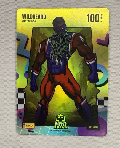 2024 Bo Jackson Battle Arena James Harden Wildbeard 80S RAD-320 BATTLEFOIL SP