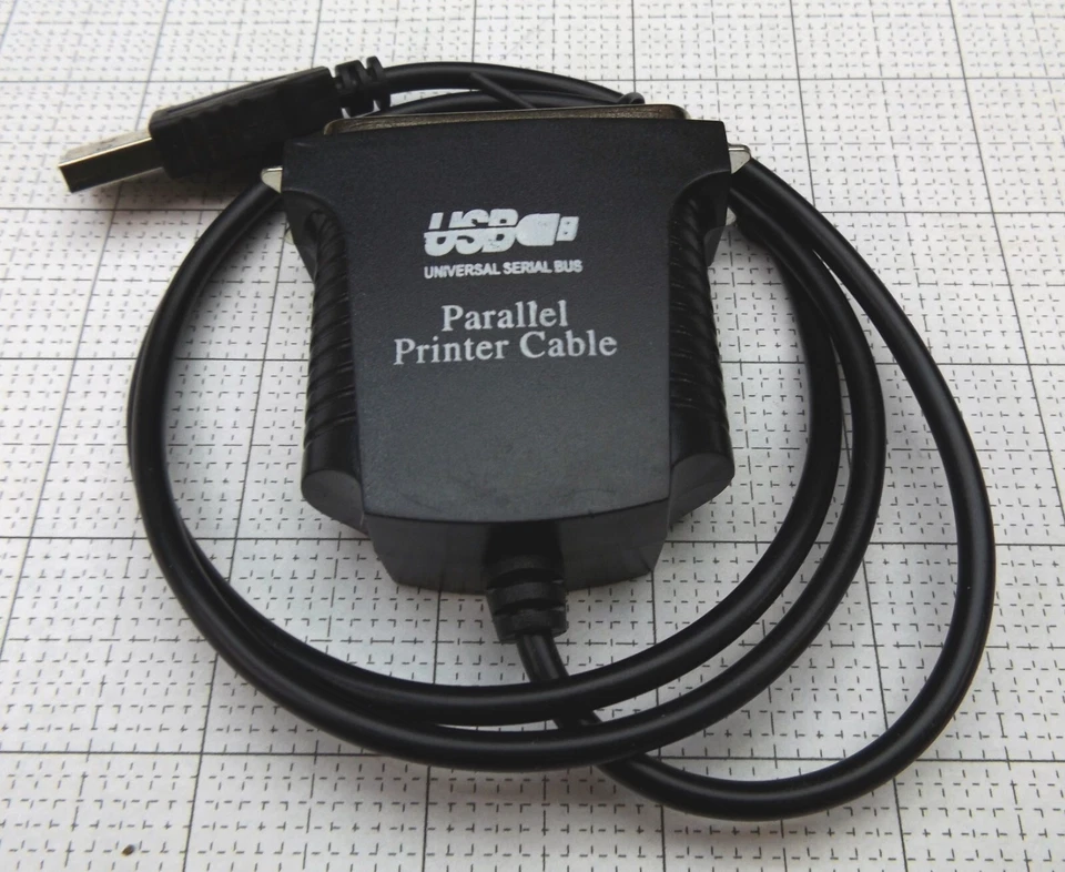 USB/Parallel Printer Port Adapter - new in bag - 5 pack - generic - works well - Image 2 of 3