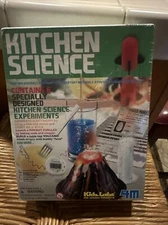 4M KIDZLABS Kitchen SCIENCE EXPERIMENT KIT Volcano Rocket STEM Learning NIB