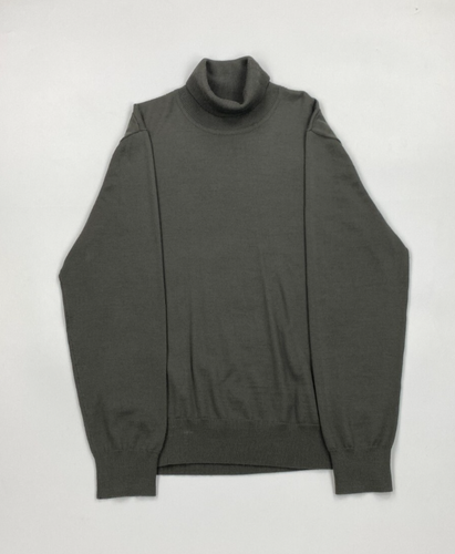 Jersey Para Hombre Caqui Verde PS Paul Smith XL Extra Grande Lana Merino Cuello Redondo A - Imagen 4 de 10