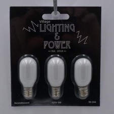 Dept 56 120 V Replacement Bulb, Pack of 3 , 99.244