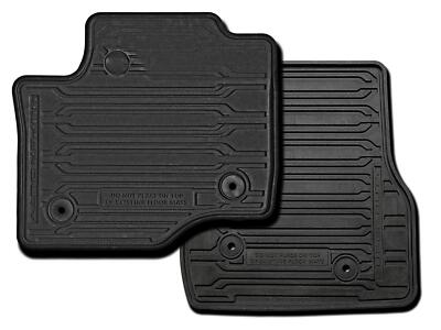 Super Duty  2017-2022 Truck Front All Weather Black Rubber Floor Protector Mats
