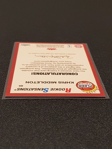 2012-13 Fleer Retro RC Khris Middleton AUTO ROOKIE SENSATIONS Signature Card #65 - Picture 13 of 15
