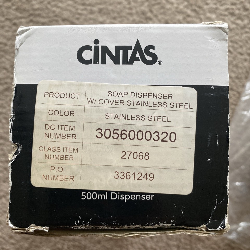 CINTAS Signature Series Automatic Soap Dispenser 500ml, No Key eBay