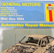 GM Skyhawk Cimarron Cavalier Firenza 1982-1994 Haynes Repair Manual 38015