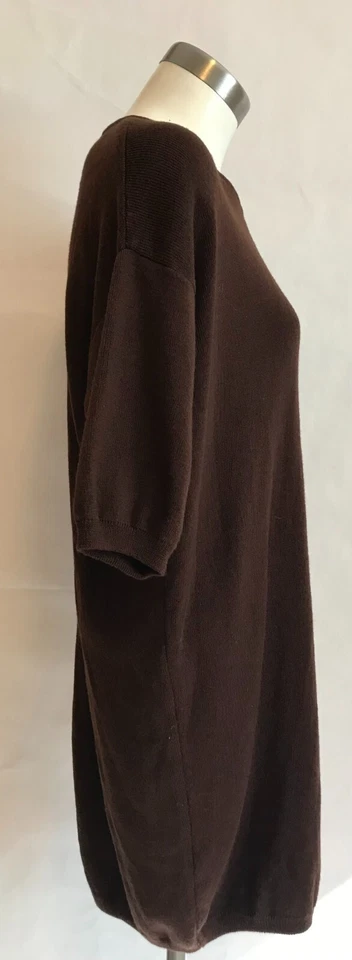 Vestido Suéter Dolce & Gabbana Marrón 100% Lana, Talla 10 (US) 46 (IT) Foto 3 de 4