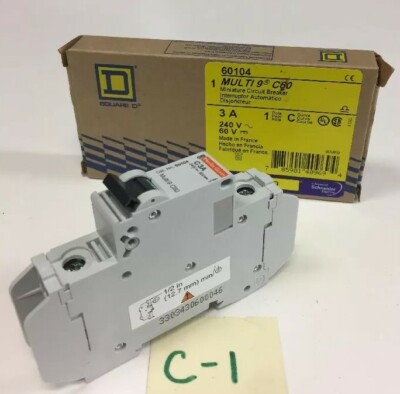 Square D Circuit Breaker, 60104,Multi 9 C60 New In Box! Fast Shipping!
