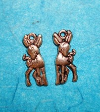 Pendant Deer Charm Fawn Charm Deer Hunter Charm Reindeer Charm Animal Charm