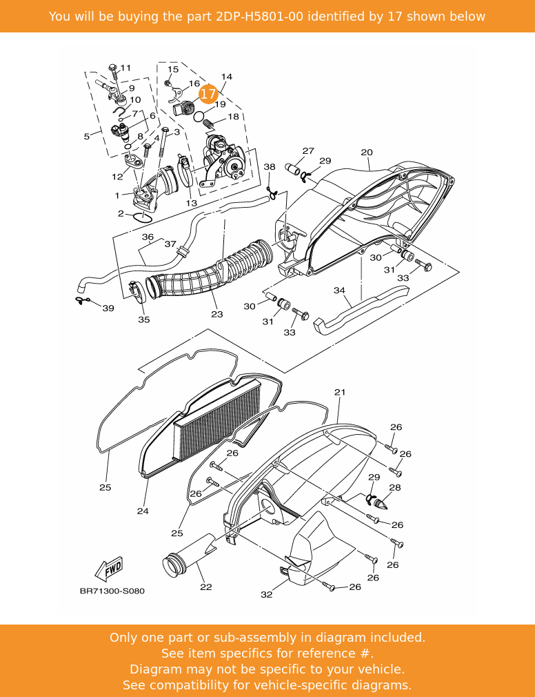 Yamaha Stepping Motor 2dp H5801 00 Oem Tricity 125 Ebay