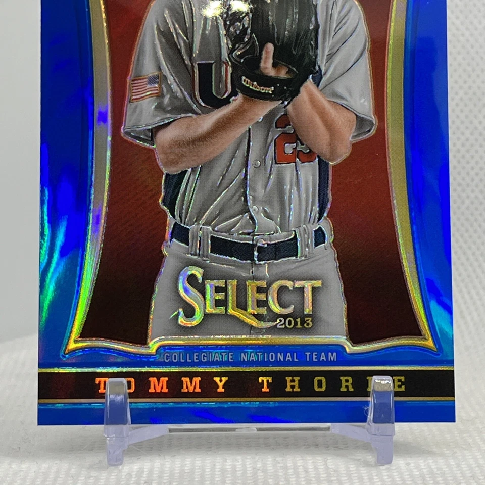2013 Panini USA Baseball Box Set Select Blue Prizm Preview /199 Tommy Thorpe #20 - Image 3 of 4