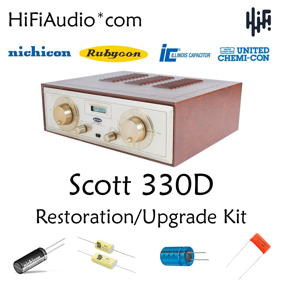 Scott 330D vintage audio equipment - eBay listing photo 4