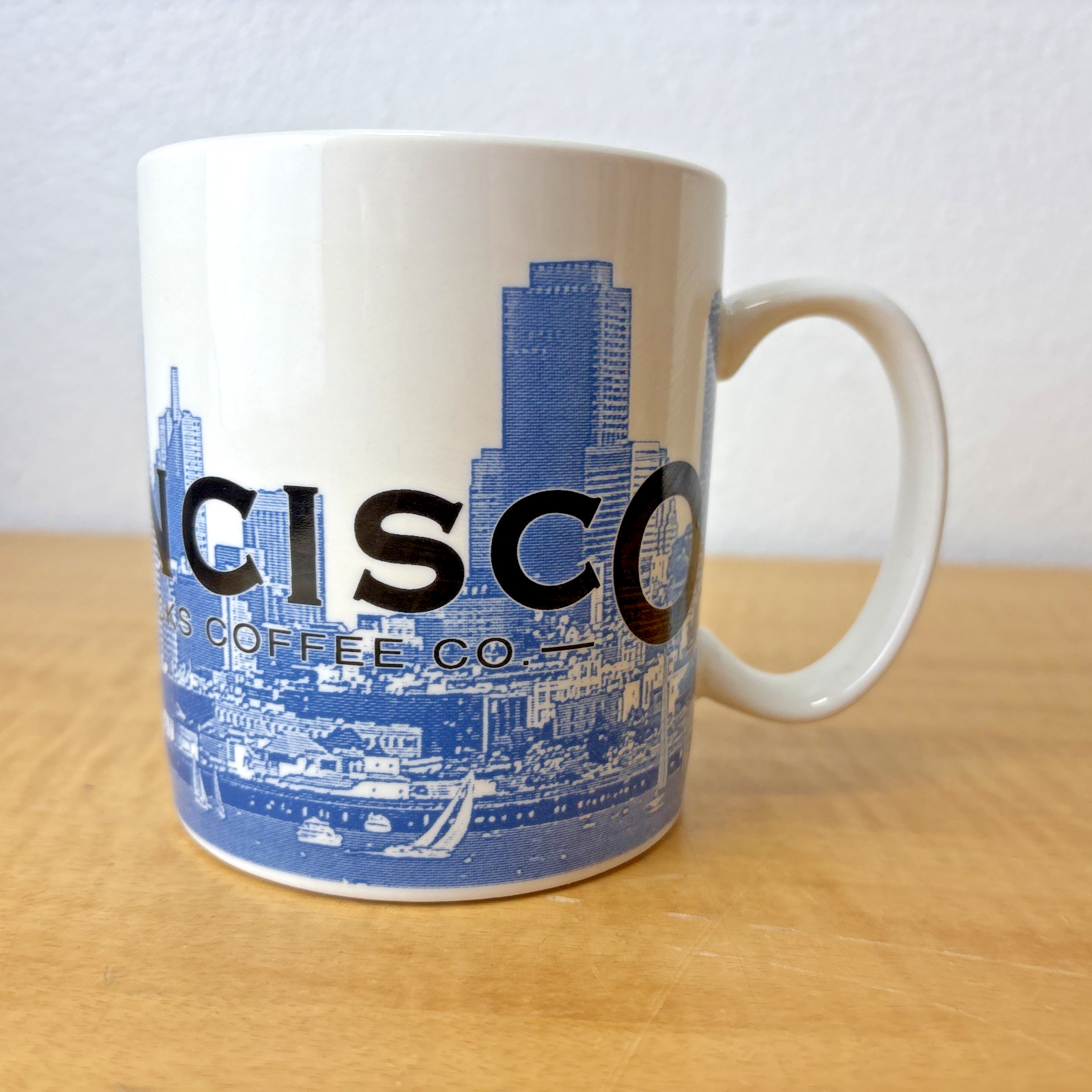 2002 Starbucks Skyline Series One SAN FRANCISCO Barista Ceramic Coffee Mug