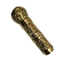 Vintage Brass Knob Head Handle Handmade Style FOR Cane Walking Stick Handmade