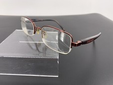 Ellen Tracy 130-51 18 Burgundy Half Rim Eyeglasses-Frames Only- C6-10