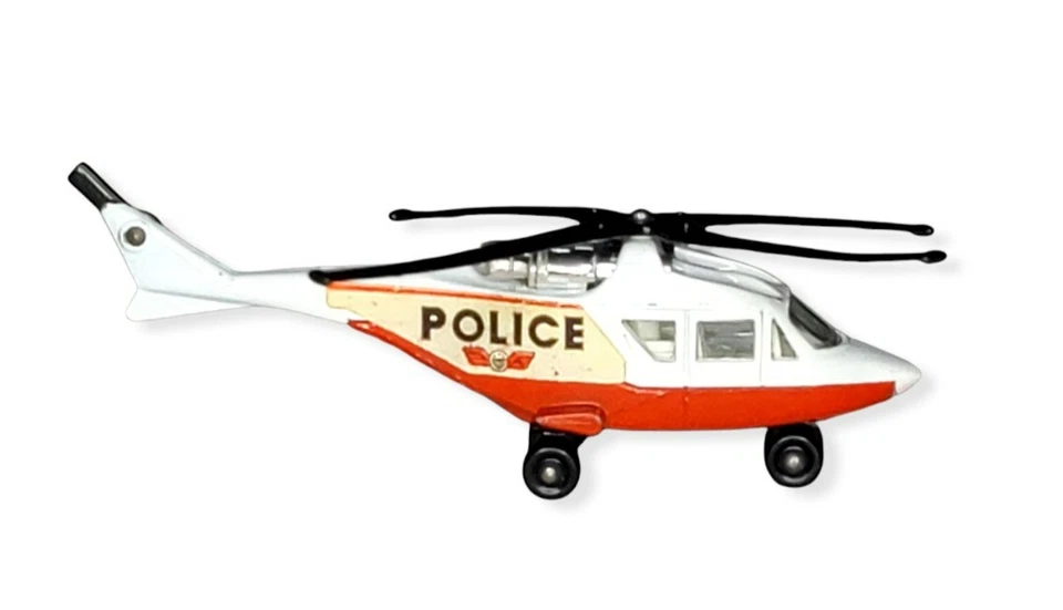 Helicóptero Matchbox Superfast Sky Busters 1978 de colección policía SB-20 hecho en Inglaterra Foto 2 de 4