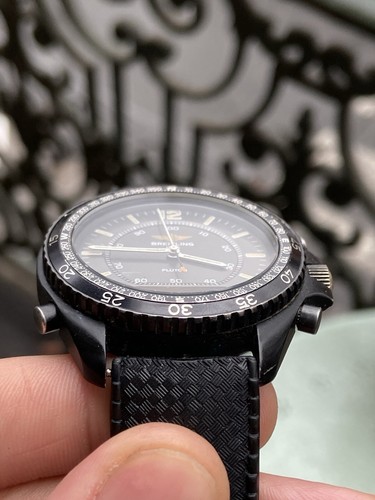 Orologio Watch Dpw Breitling Pluton Quartz Analogic Vintage Swiss - Foto 8 di 16