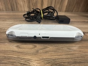 Sony PS Vita PCH-1001 White OLED Console w/ Charger Tested Working