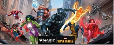 MTG MAGIC MARVEL SUPER HEROES COMPLETE PLAYER SET 1xM/1xR/4xU/4xC/1xL +