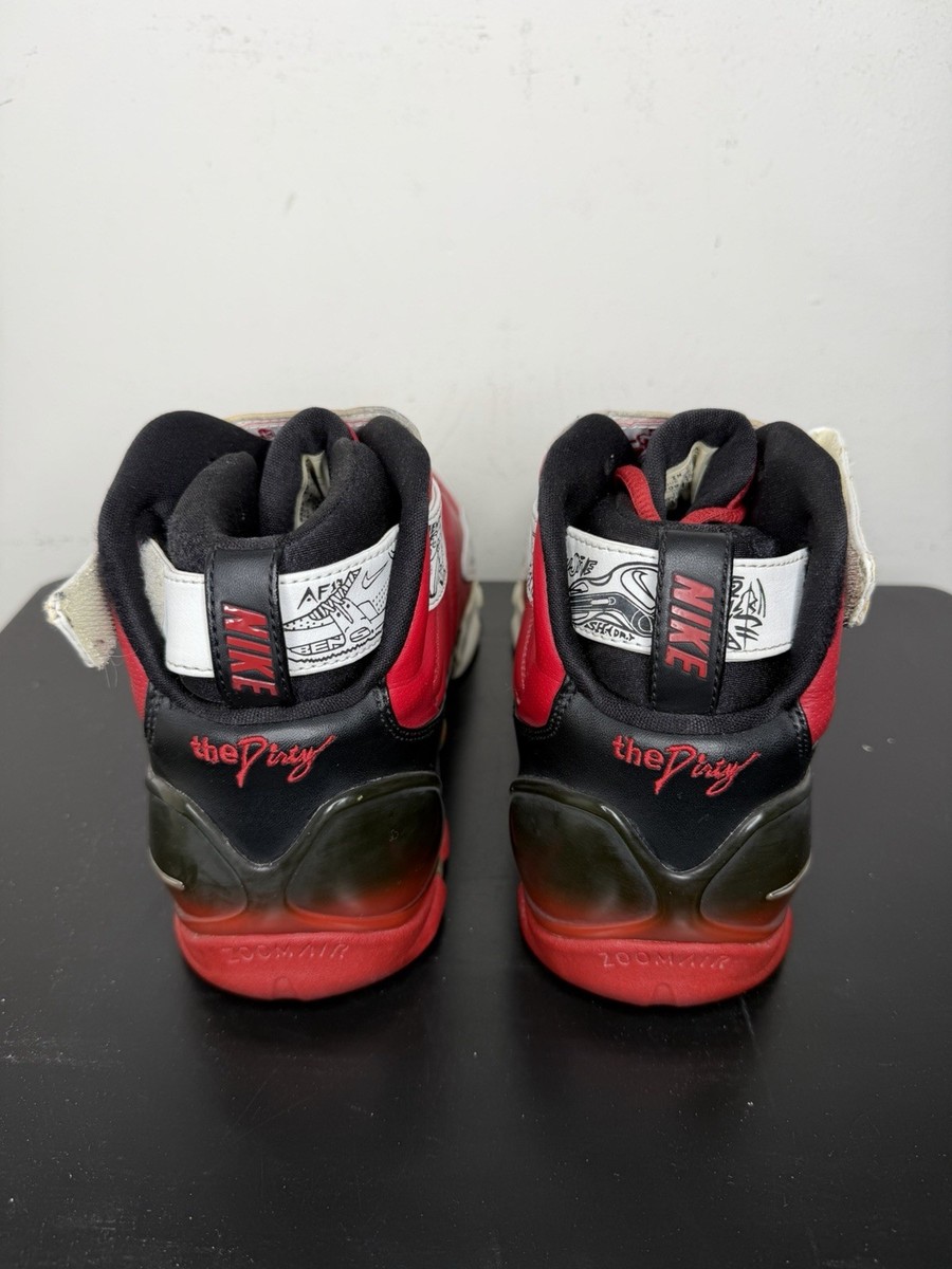 Nike Air Zoom Vick III 3 Laser “Dirty Bird” Varsity Red Falcons Sz