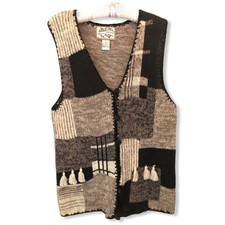 Heirloom Collectibles Knit Vintage Sweater Vest size Large