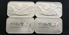 Silver - 1 oz SilverTowne Retro Eagle Bar (Lot of 4)