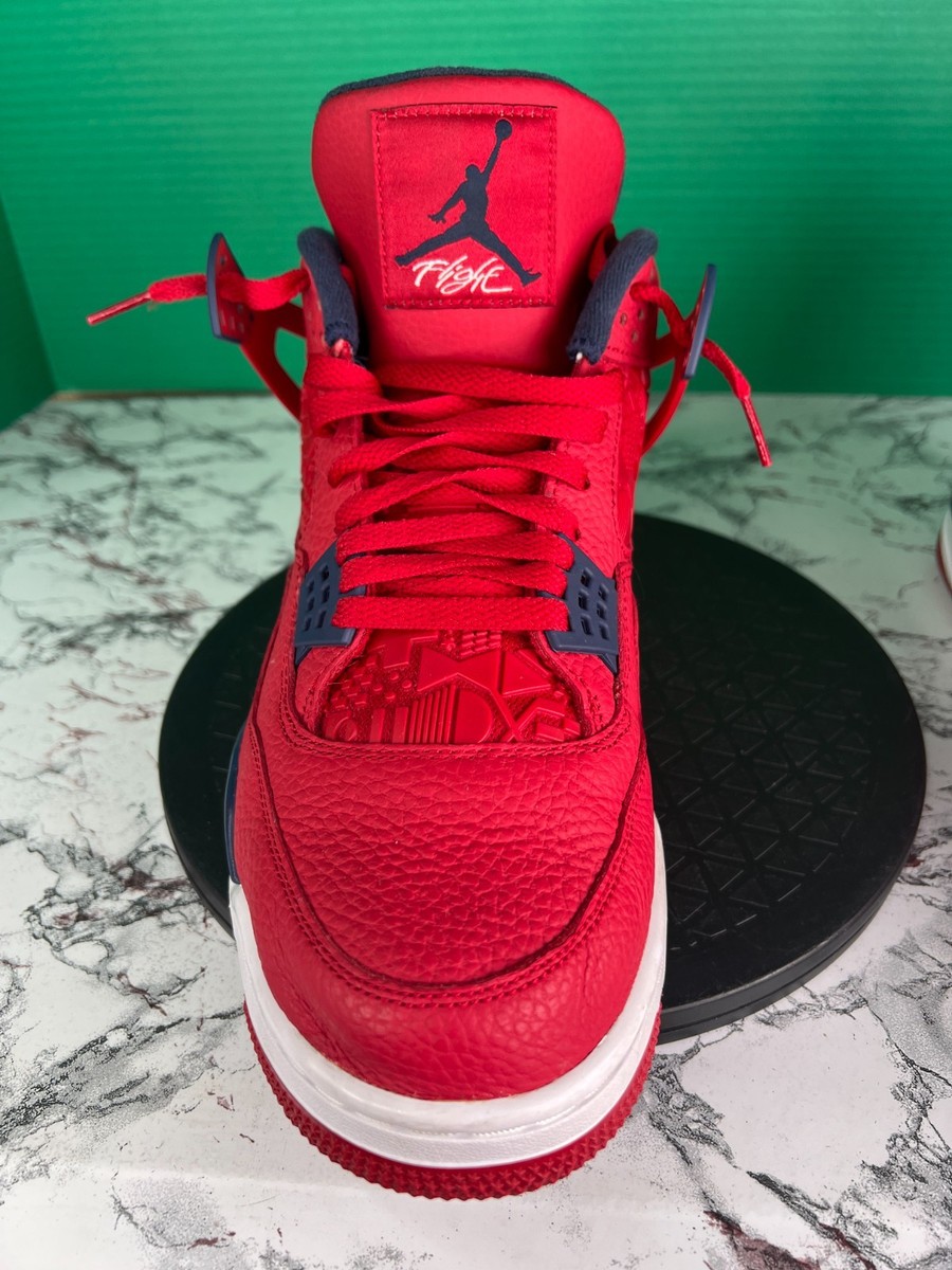 Jordan 4 Retro SE FIBA 2019 Men's Size 14 Gym Red Obsidian White