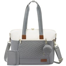 Diaper Bag Tote, Large Baby Tote Bag, Travel Diaper Tote for Mom and Dad with...