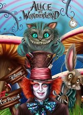 Alice in Wonderland Diamond Art/painting 30x40 Round Drill