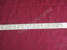 Nos Oem Chrysler Sebring Name Plate Emblem 1997 White