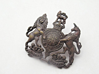 WW1 Era General Service Corps (GSC) Bronze Cap Badge